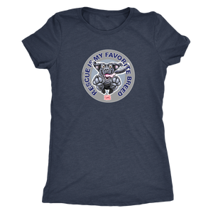 Rescue is My Favorite Breed - Black Labrador Women's Triblend