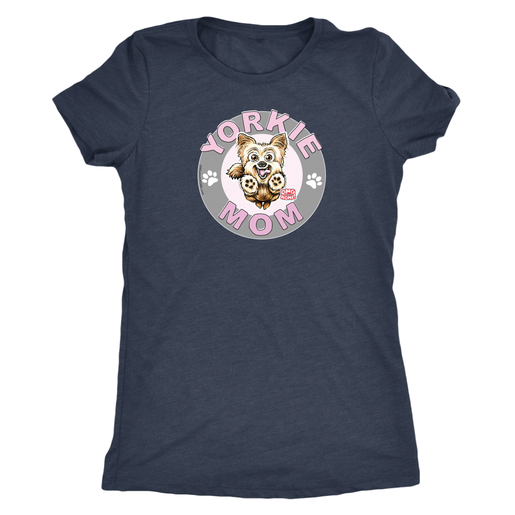 Yorkshire Terrier (Yorkie) Mom - Next Level Womens Triblend for Dog Lovers