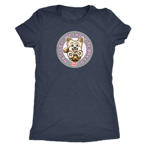 Rescue is My Favorite Breed - Yorkie - Women's Triblend Shirt