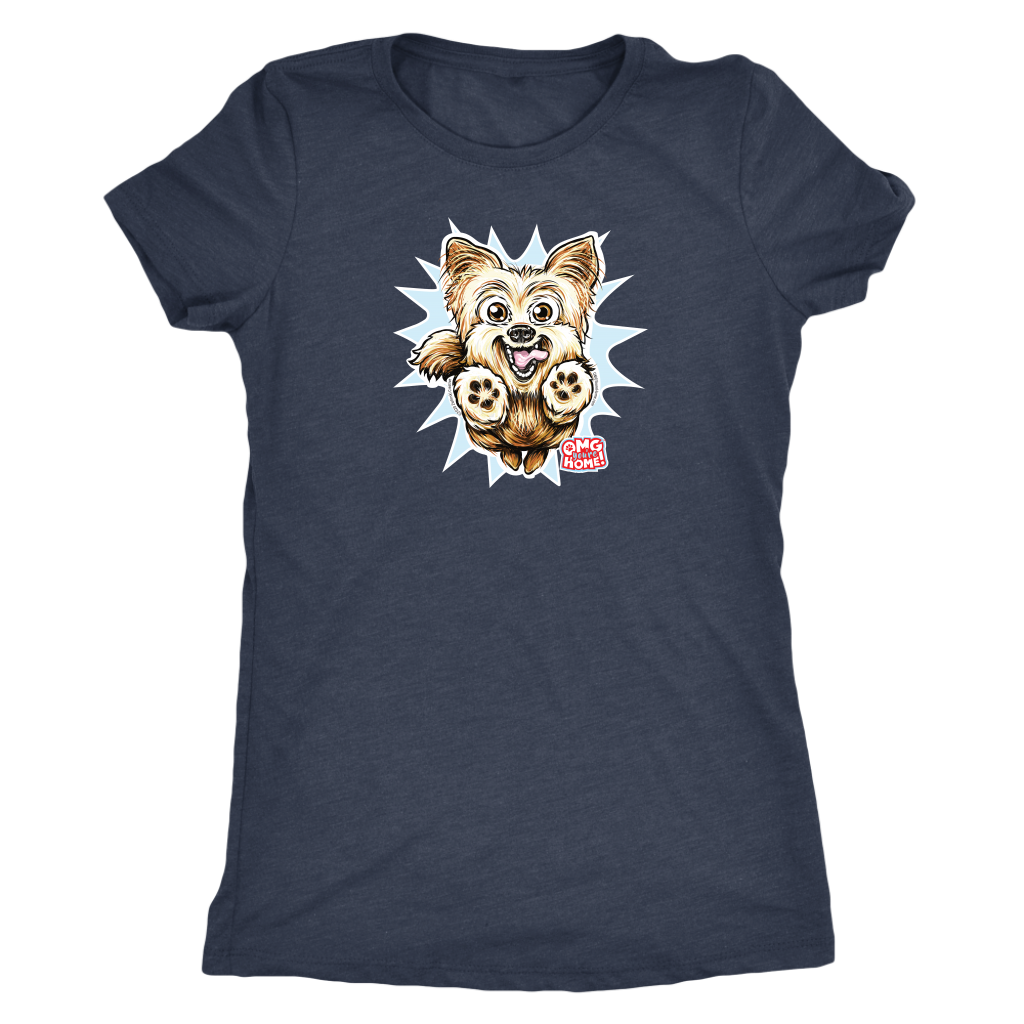 Yorkshire Terrier (Yorkie) - Next Level Womens Triblend  Shirt