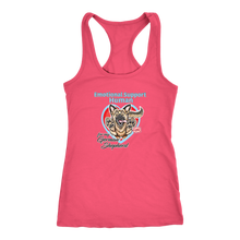 Load image into Gallery viewer, Emotional Support Human - German Shepherd - Next Level Racerback Tank