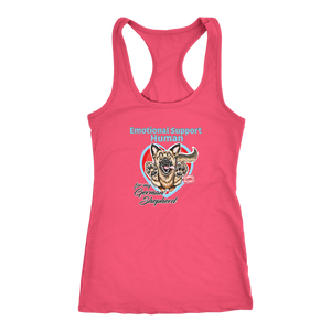 Emotional Support Human - German Shepherd - Next Level Racerback Tank