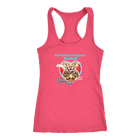 Emotional Support Human - Yellow Labrador Retriever - Next Level Racerback Tank