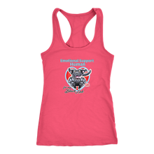 Load image into Gallery viewer, Emotional Support Human - Black Labrador Retriever - Racerback Tank for Dog Lovers