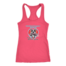 Load image into Gallery viewer, Emotional Support Human - Boston Terrier - Next Level Racerback Tank