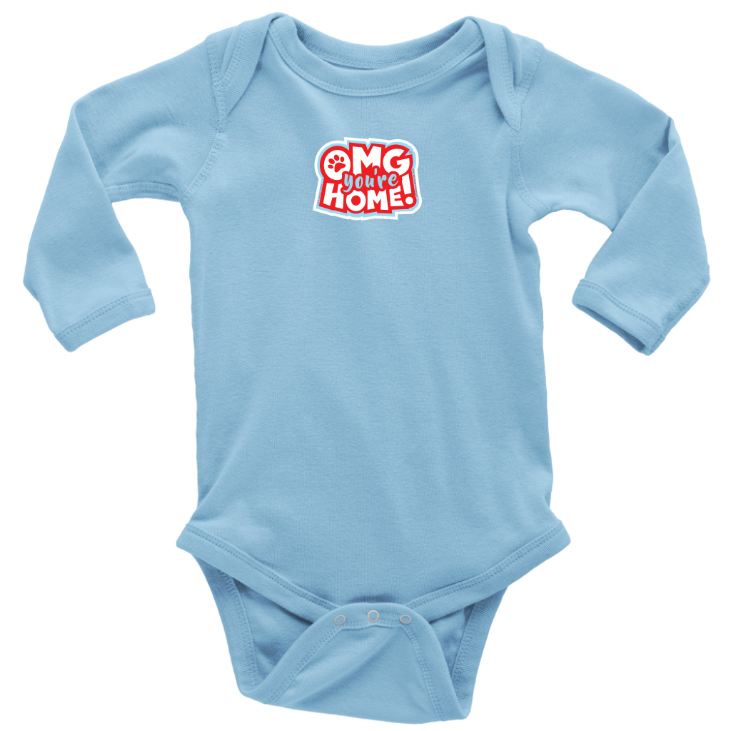 OMG Logo - Long Sleeve Baby Bodysuit