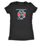 Emotional Support Human - Black Labrador Retriever - Next Level Womens Triblend