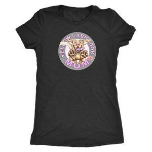 Yellow Labrador Retriever Mom -  Next Level Womens Triblend