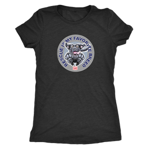 Rescue is My Favorite Breed - Black Labrador Women's Triblend