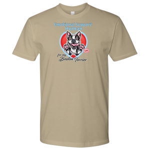 Emotional Support Human - Boston Terrier - Next Level Mens Shirt