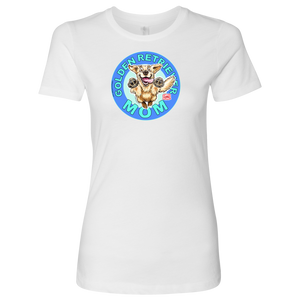 Golden Retriever Mom - Next Level Womens Shirt for Golden Lovers