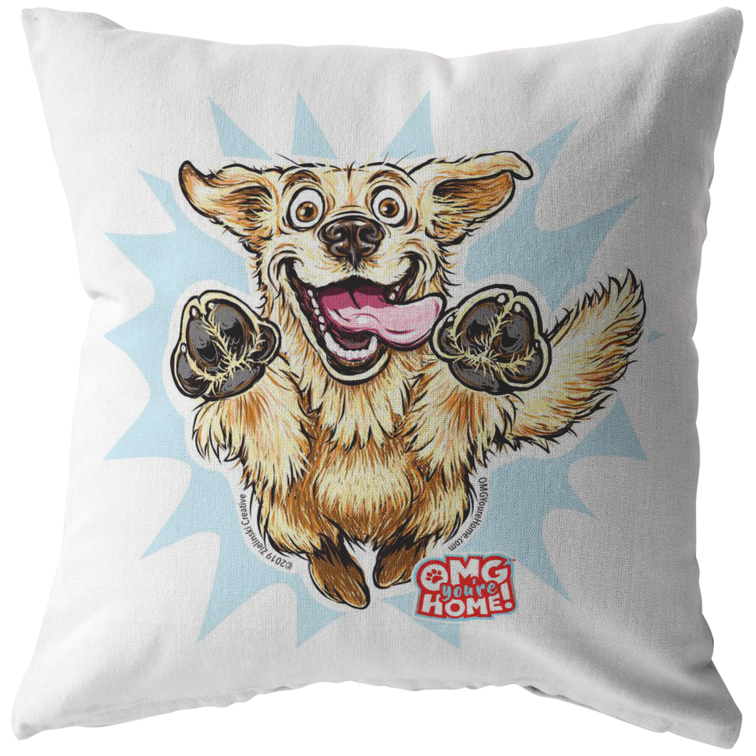 Golden retriever pillow