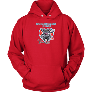 Emotional Support Human - Black Labrador Retriever - Unisex Hoodie