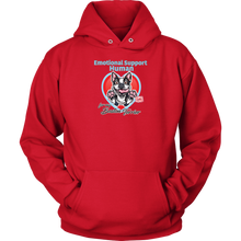 Load image into Gallery viewer, Emotional Support Human - Boston Terrier - Unisex Hoodie for Bostie Dog Lovers