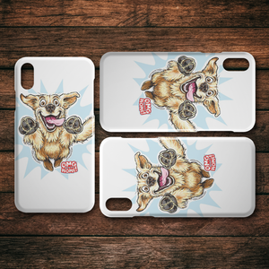 OMG Golden Retriever iPhone Case
