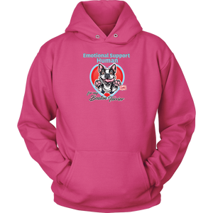 Emotional Support Human - Boston Terrier - Unisex Hoodie for Bostie Dog Lovers