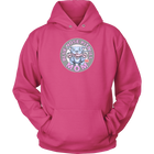 This comfy bright pink hoodie features the OMG Blue Nose Pitbull Mom design on the front in full vibrant color. 