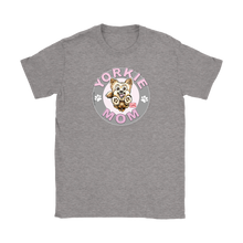 Load image into Gallery viewer, Yorkshire Terrier (Yorkie) Mom - Gildan Womens T-Shirt