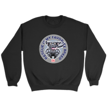 Load image into Gallery viewer, Rescue is My Favorite Breed - Black Labrador Crewneck Sweatshirt