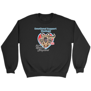 Emotional Support Human - German Shepherd sweatshirt