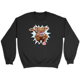 OMG Chocolate Labrador Retriever - Crewneck Sweatshirt