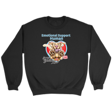 Load image into Gallery viewer, Emotional Support Human - Yellow Labrador Retriever - Crewneck Sweatshirt
