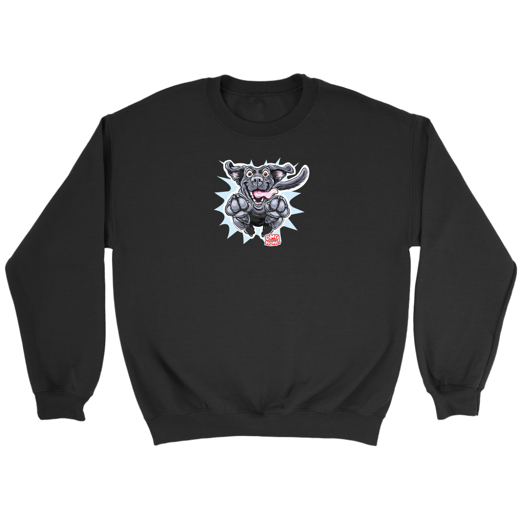 OMG Black Labrador Retriever - Crewneck Sweatshirt