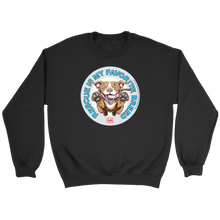 Load image into Gallery viewer, Rescue is my favorite breed black sweatshirt - Red nose pit bull collection