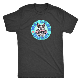 Boston Terrier - Welcome Home - Next Level Mens Triblend