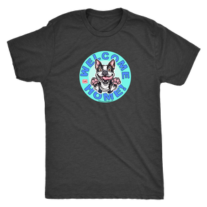 Boston Terrier - Welcome Home - Next Level Mens Triblend