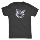 Happy Excited Jumping Black Labrador Retriever Dog - Mens Triblend T-shirt for Dog Lovers