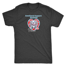 Emotional Support Human - Blue Nose Pitbull - Next Level Mens Triblend