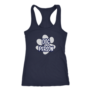 Dog Person - Next Level Racerback Tank for Dog Lovers