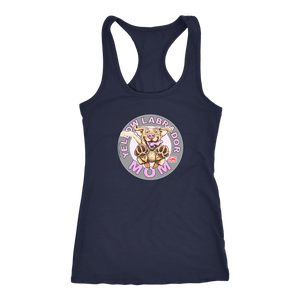 Yellow Labrador Retriever Mom -  Next Level Racerback Tank