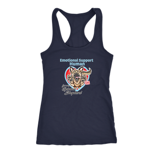 Emotional Support Human - German Shepherd - Next Level Racerback Tank