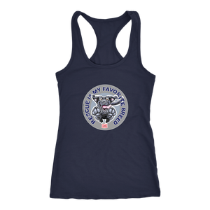 Rescue is My Favorite Breed - Black Labrador Racerback Tank