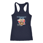 Emotional Support Human - Yellow Labrador Retriever - Next Level Racerback Tank