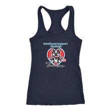 Load image into Gallery viewer, Emotional Support Human - Boston Terrier - Next Level Racerback Tank