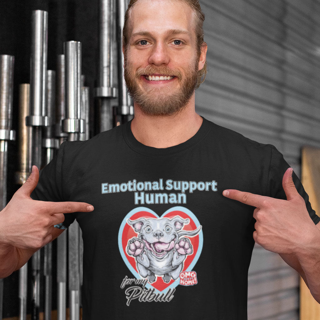 Emotional Support Human - Blue Nose Pitbull - American Apparel Mens