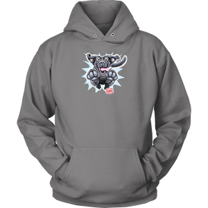 Happy Excited Jumping Black Labrador Retriever Dog - Unisex Hoodie for Dog Lovers