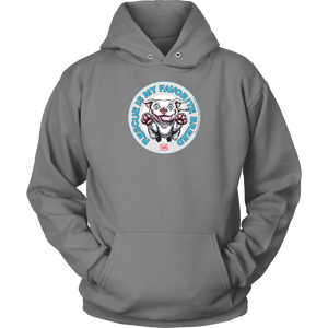 Rescue is my favorite breed - White Staffy Unisex Hoodie