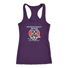 Load image into Gallery viewer, Emotional Support Human - Boston Terrier - Next Level Racerback Tank