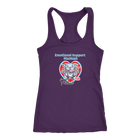 Emotional Support Human - Blue Nose Pitbull - Next Level Racerback Tank