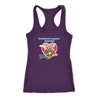 Emotional Support Human - Yellow Labrador Retriever - Next Level Racerback Tank