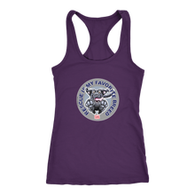 Load image into Gallery viewer, Rescue is My Favorite Breed - Black Labrador Racerback Tank