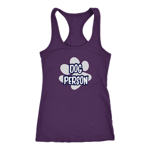 Dog Person - Next Level Racerback Tank for Dog Lovers