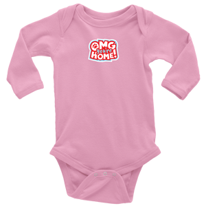 OMG Logo - Long Sleeve Baby Bodysuit