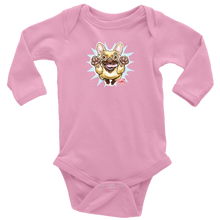 Load image into Gallery viewer, OMG Fawn French Bulldog - Frenchie - Long Sleeve Baby Bodysuit