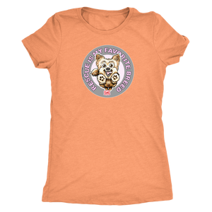 Rescue is My Favorite Breed - Yorkie - Women's Triblend Shirt