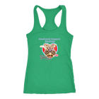 Emotional Support Human - Yellow Labrador Retriever - Next Level Racerback Tank